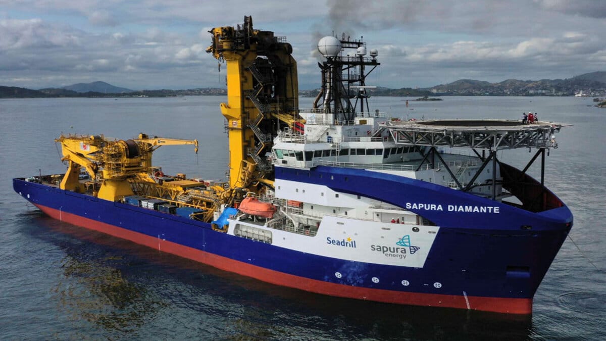 A empresa especializada em engenharia submarina irá operar o PSLV Sapura Diamante na Bacia de Santos para a prestação de serviços à Petrobras