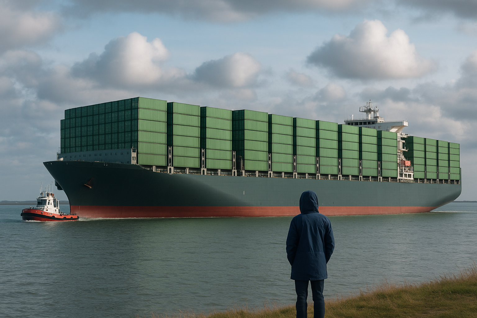 A multinacional Evergreen fez o pedido de mais dois navios megamax, totalizando oito navios na sua frota atual para o transporte de cargas