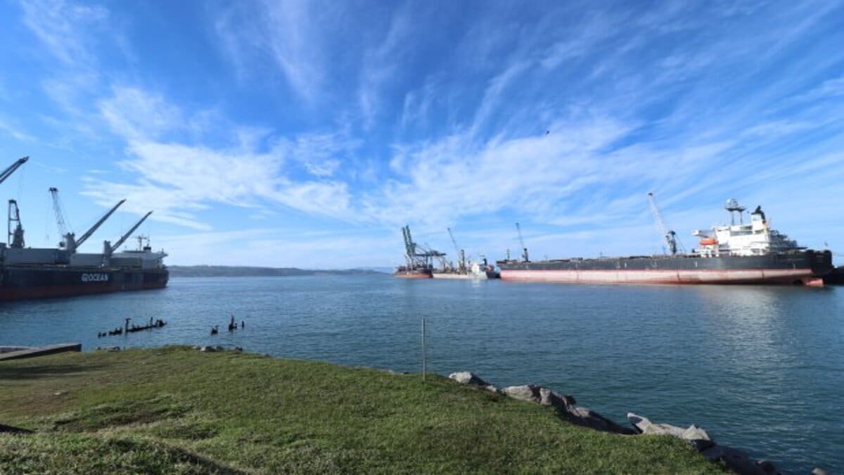Porto de Imbituba atinge marco histórico em 2021 com movimentação de carga no setor portuário entre os portos do país, com destaque para granéis sólidos minerais e obras de infraestrutura