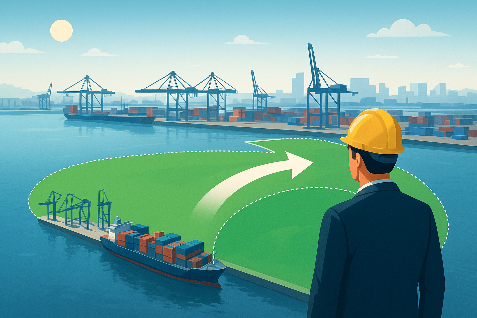 O Ministério da Infraestrutura aprovou uma nova poligonal que visa a ampliação da área do Porto de Santos para agregar valor no processo de privatização com novas operações no local