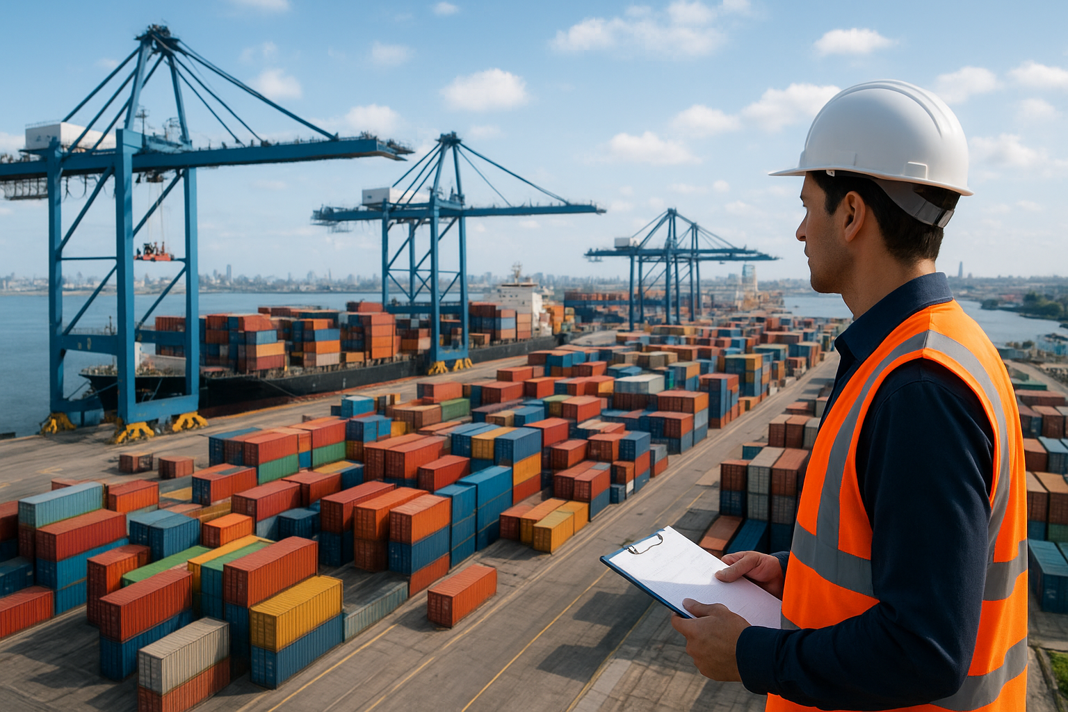 O Porto de Navegantes se tornou o primeiro de Santa Catarina a bater a marca de 10 milhões de TEUs em movimentação de carga com a chegada do navio Teno para operações no local