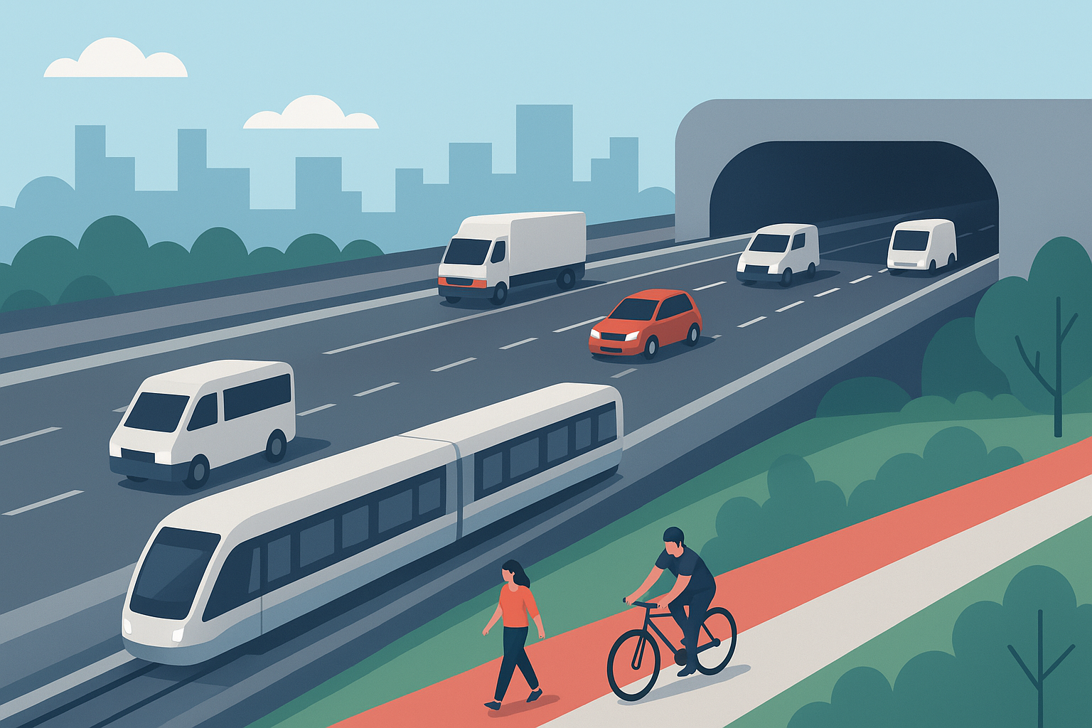 As obras para a construção do túnel imerso que irá tornar prático o transporte de cargas entre Santos e Guarujá será realizada após o processo de privatização do Porto de Santos, como parte do acordo com o vencedor da licitação