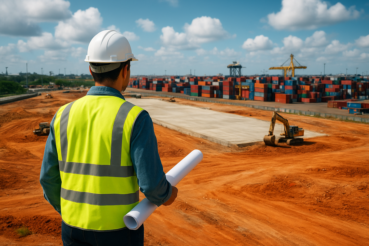 O Porto do Pecém desenvolveu um novo projeto de infraestrutura e irá realizar obras de ampliação para expandir um pátio de armazenagem de cargas, visando novas operações futuras no local
