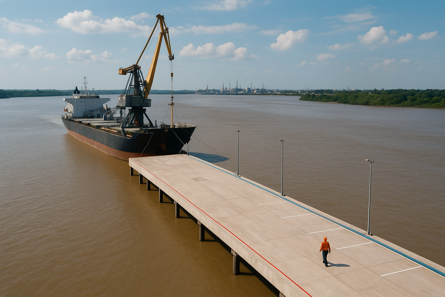 O Porto do Itaqui continua expandindo novas áreas para a movimentação de cargas e o novo berço de exportação de celulose da companhia Suzano abre portas para novas operações no local