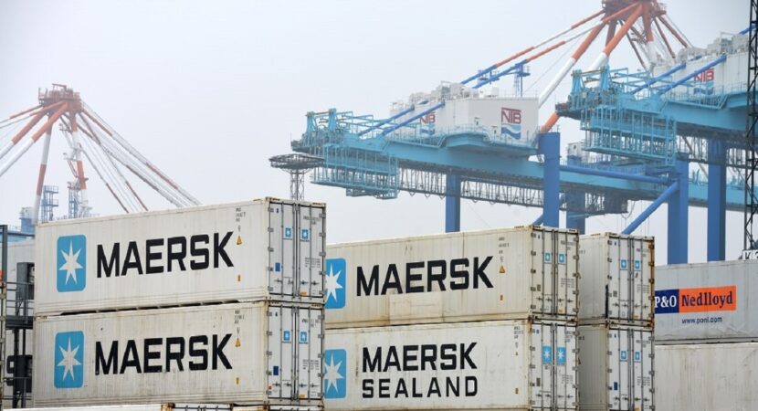 terminal de containers da Maersk