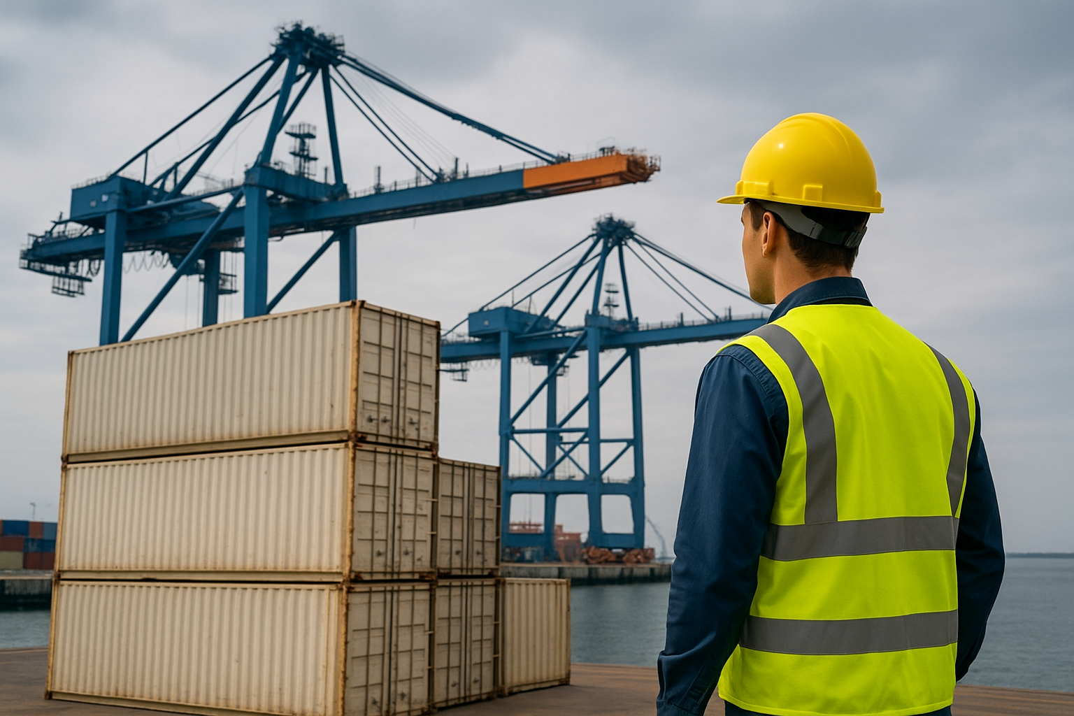 terminal de containers da Maersk