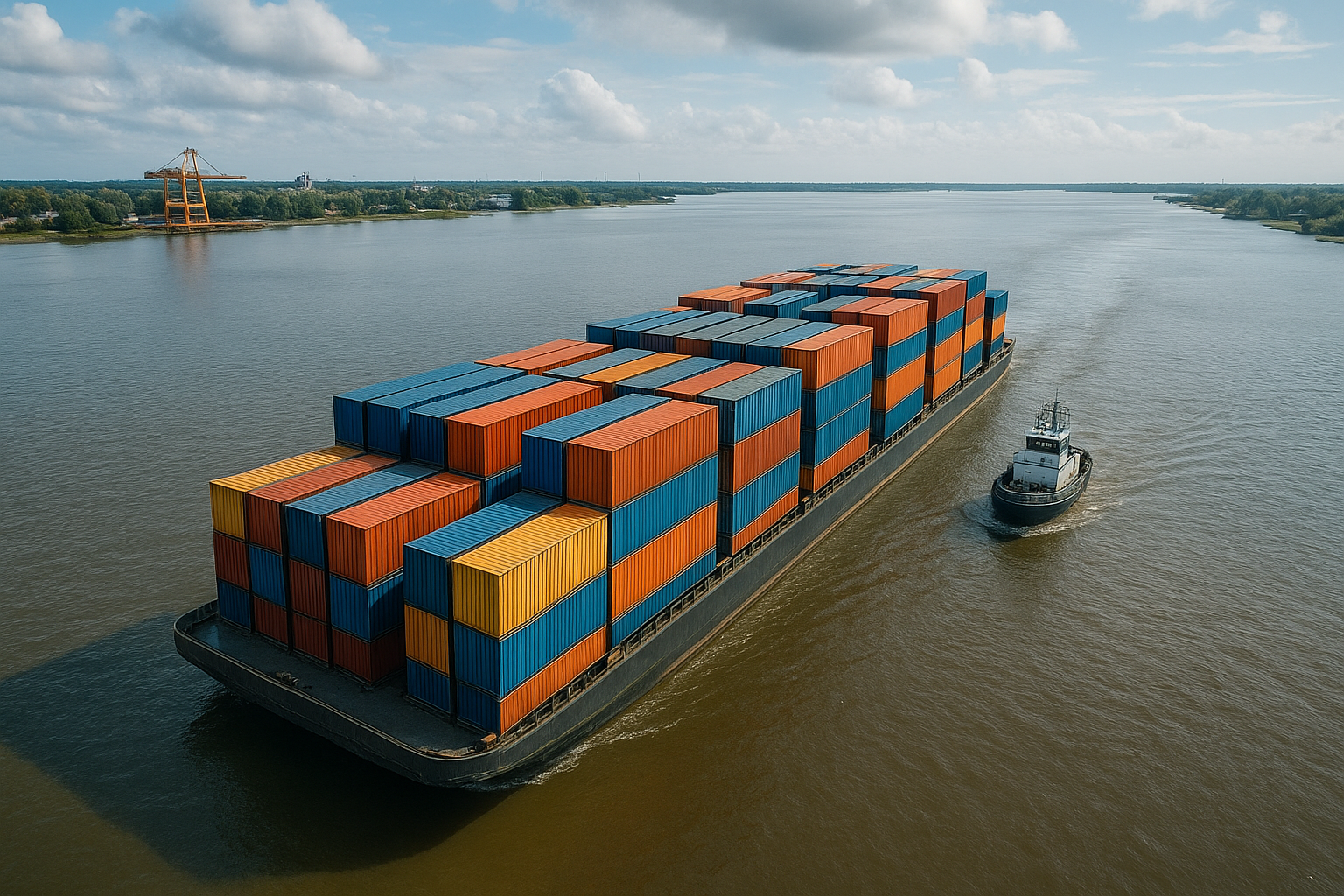 Hidrovias do Brasil começa a operar o maior comboio de barcaças da historia e revoluciona a navegação no Arco Norte do País