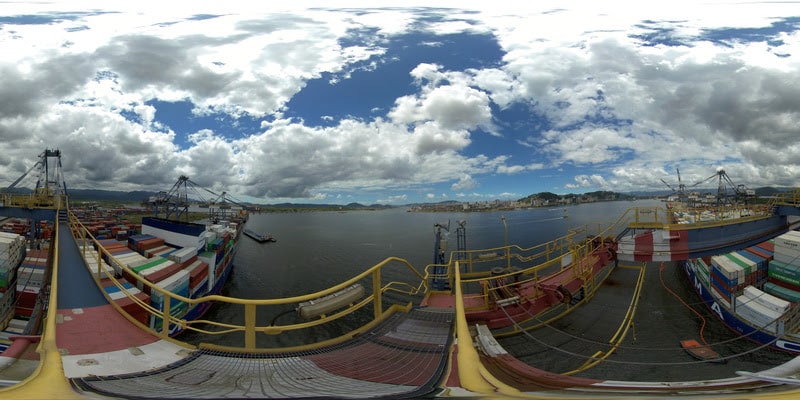 Aos 130 anos Porto de Santos ganha portal com vídeos em imersão 360°