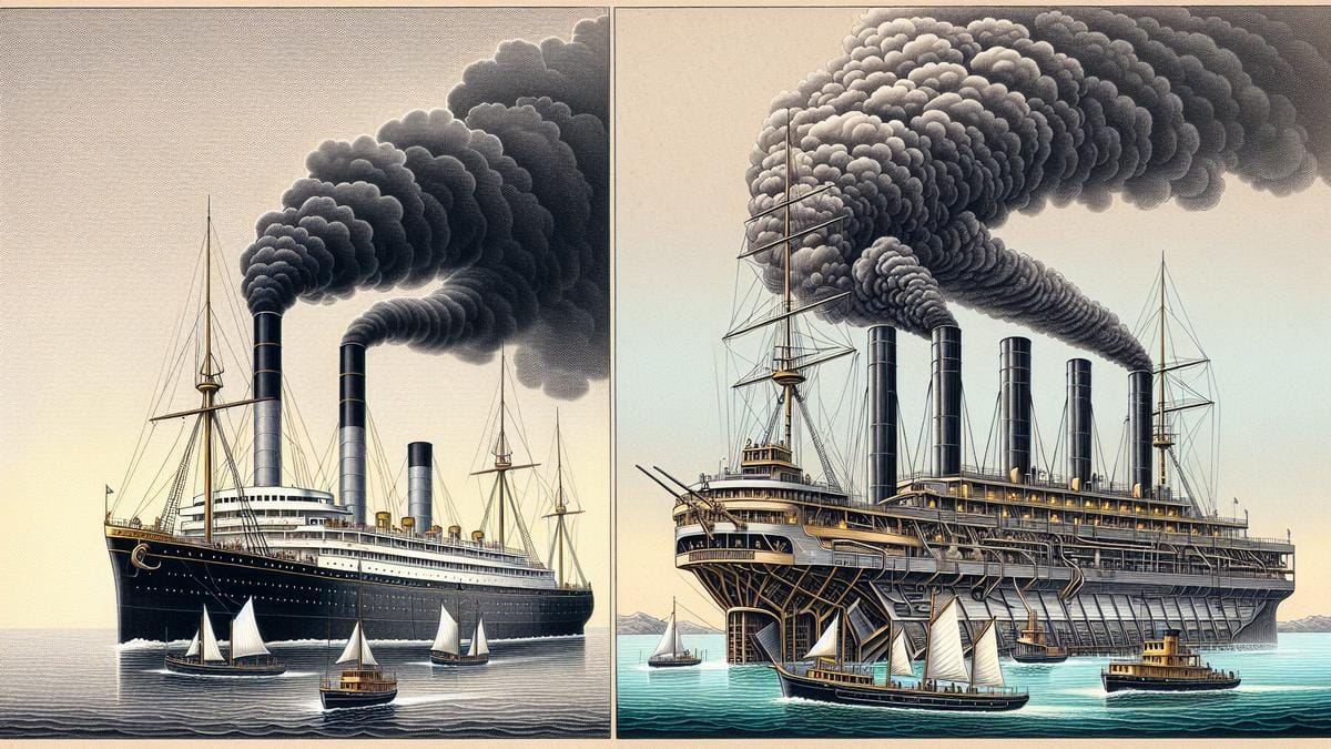 A Era dos Navios a Vapor e a Transição para a Propulsão Moderna