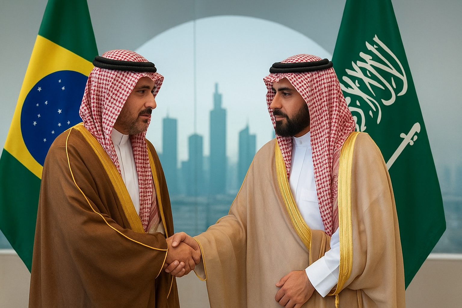 Brasil e Arábia Saudita negociam investimentos bilionários para modernizar portos e impulsionar o comércio marítimo