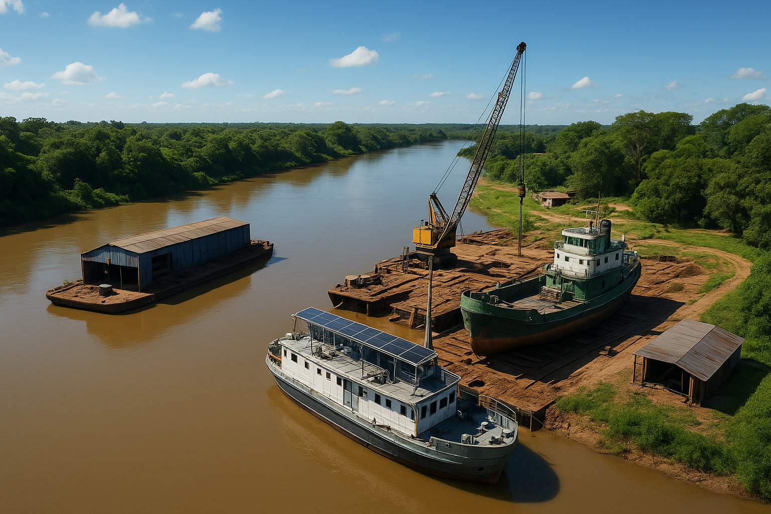 Conheça o “Estaleiro O Capitão”, em Cáceres-MT, que vem revolucionando a construção naval com embarcações impressionantes