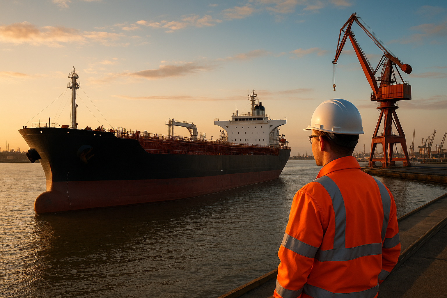 Navio petroleiro, Porto de Santos