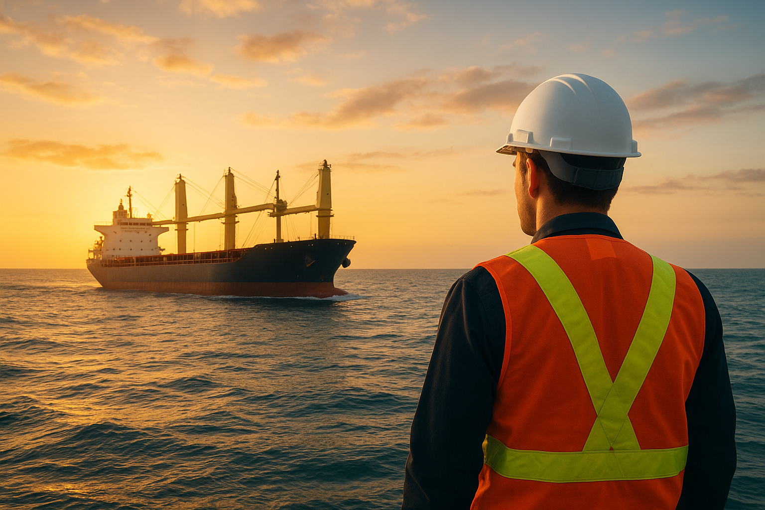 Navio chinês, graneleiro