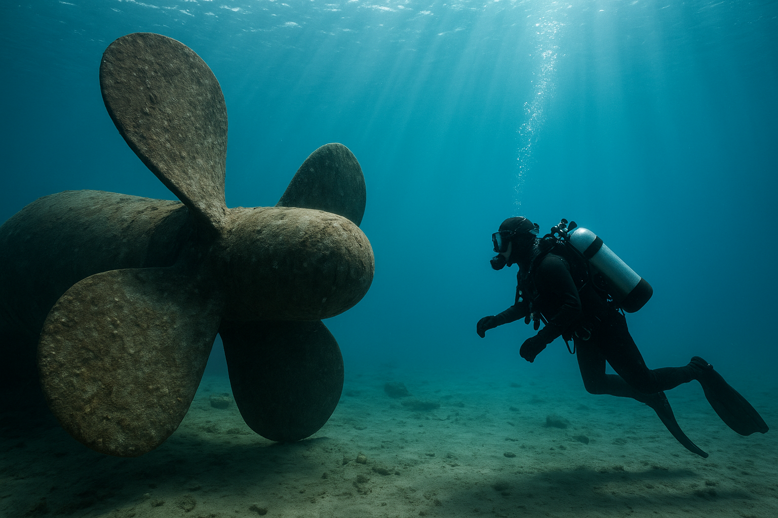 O trabalho perigoso e milionário de limpar navios gigantes debaixo d’água: riscos, custos e alta tecnologia envolvida