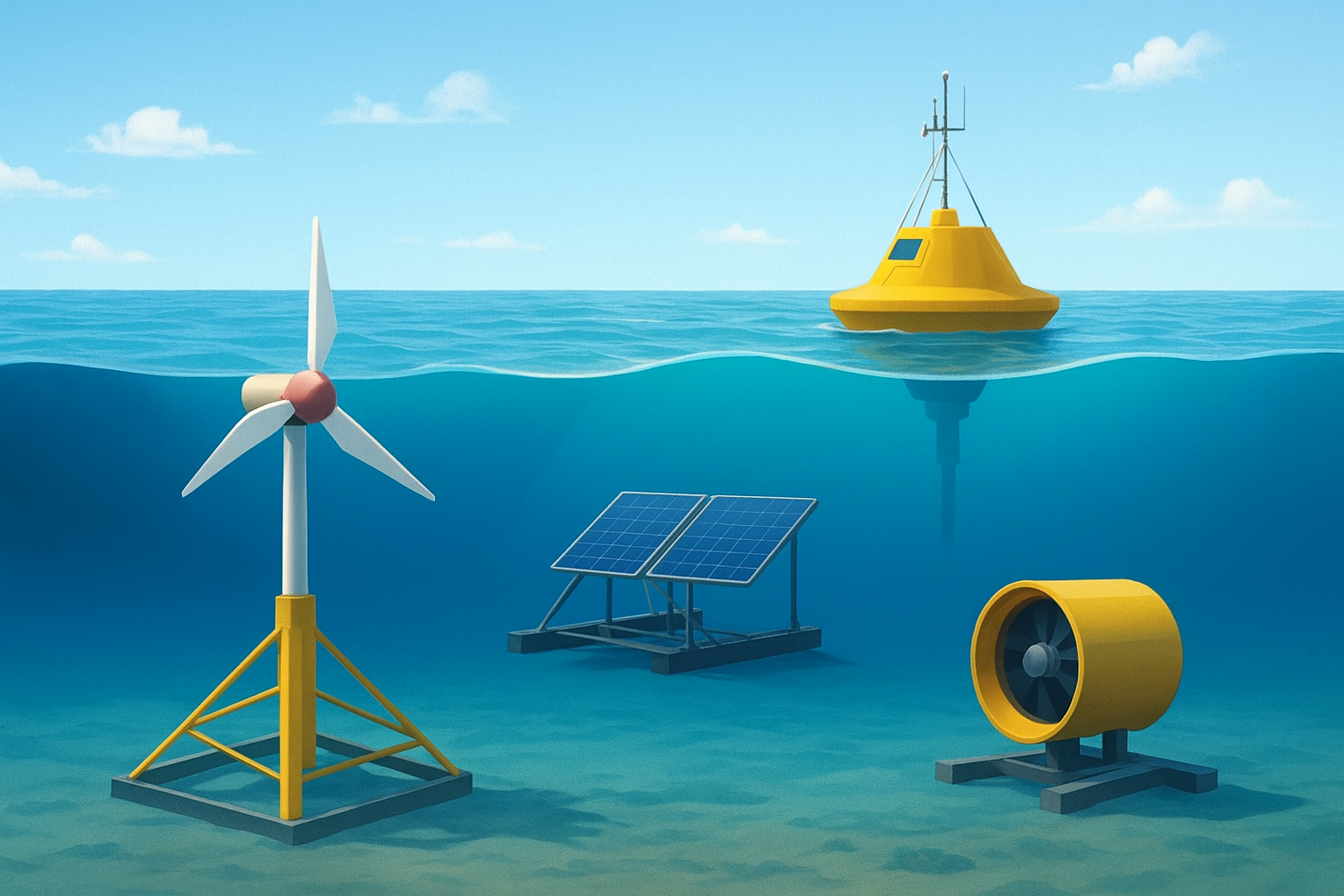 Projeto NH1 de energia das marés na França recebe aporte milionário da União Europeia para inovação em energia renovável marítima