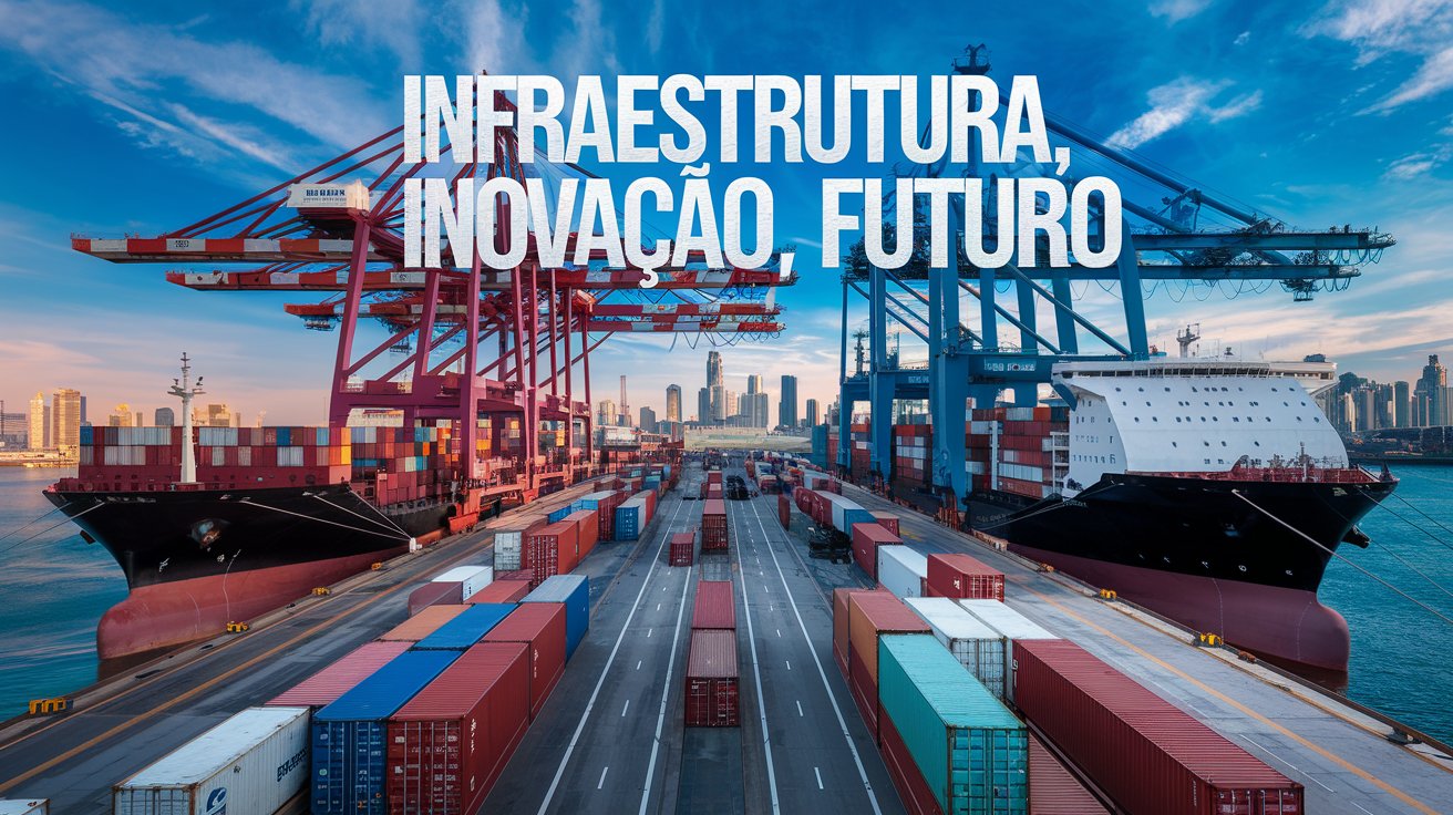 Porto de São Francisco e Itapoá assinam contrato histórico de dragagem para receber navios de 366 metros com investimentos de R$ 300 milhões. (Imagem: ilustração/ Ideogram)