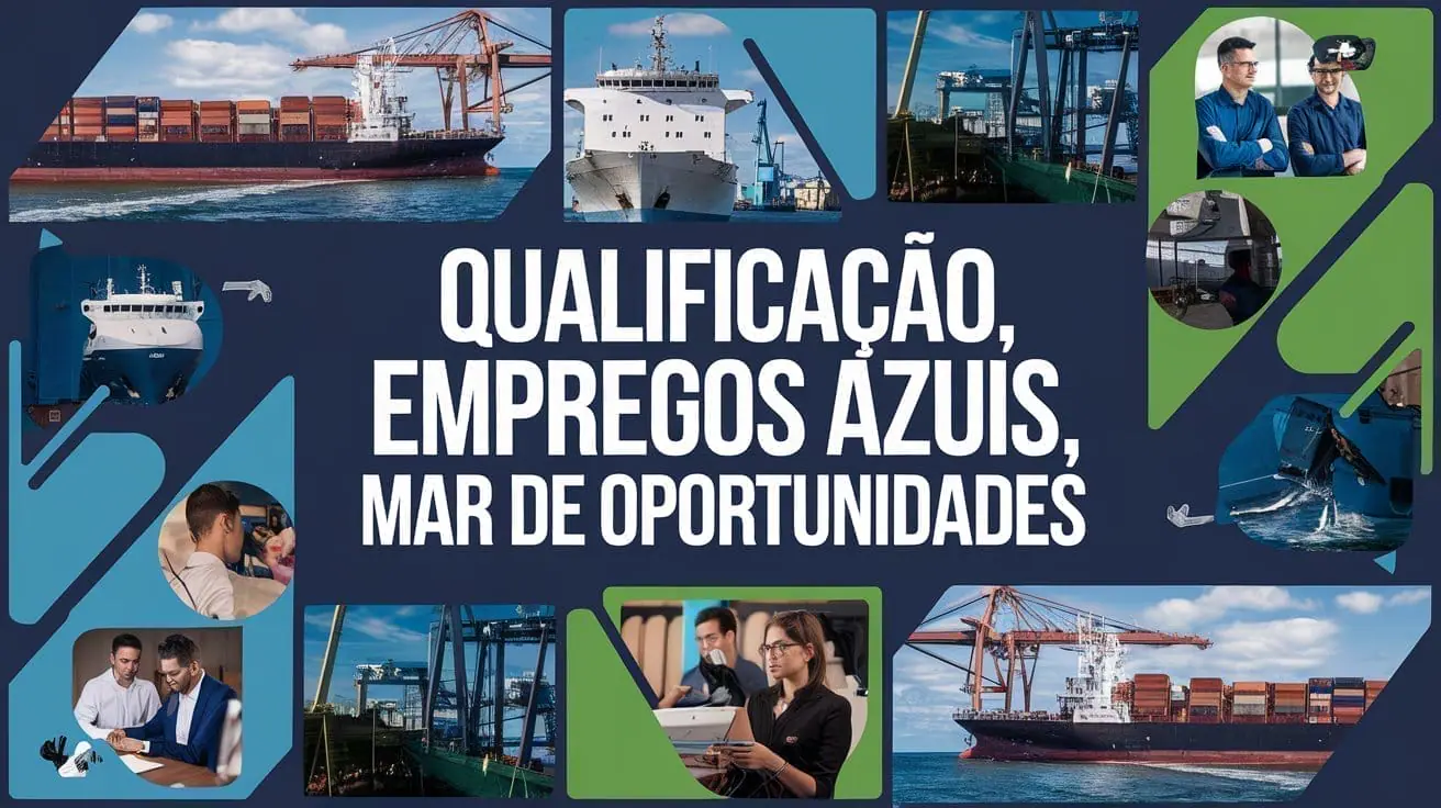 O programa “Empregos Azuis” qualifica 2 mil profissionais para o setor marítimo, gerando novas oportunidades e ajudando a economia do mar.