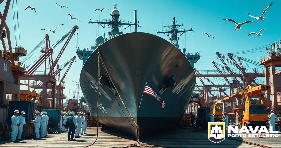Hanwha Ocean Conclui Manutenção Histórica em Navio da Marinha dos EUA