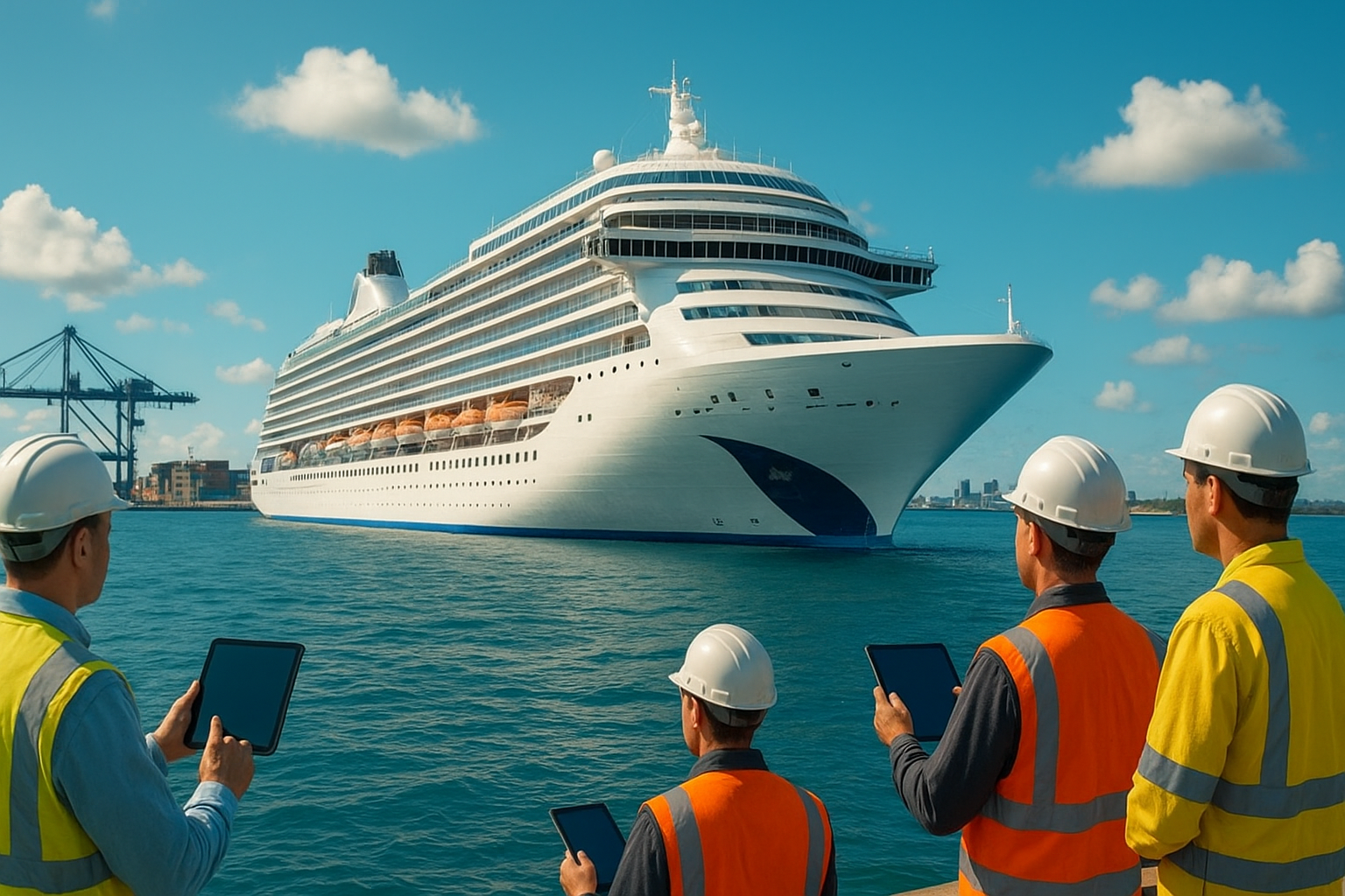 Simulações em Tempo Real para Novo Berço de Cruzeiros no Porto de Paranaguá