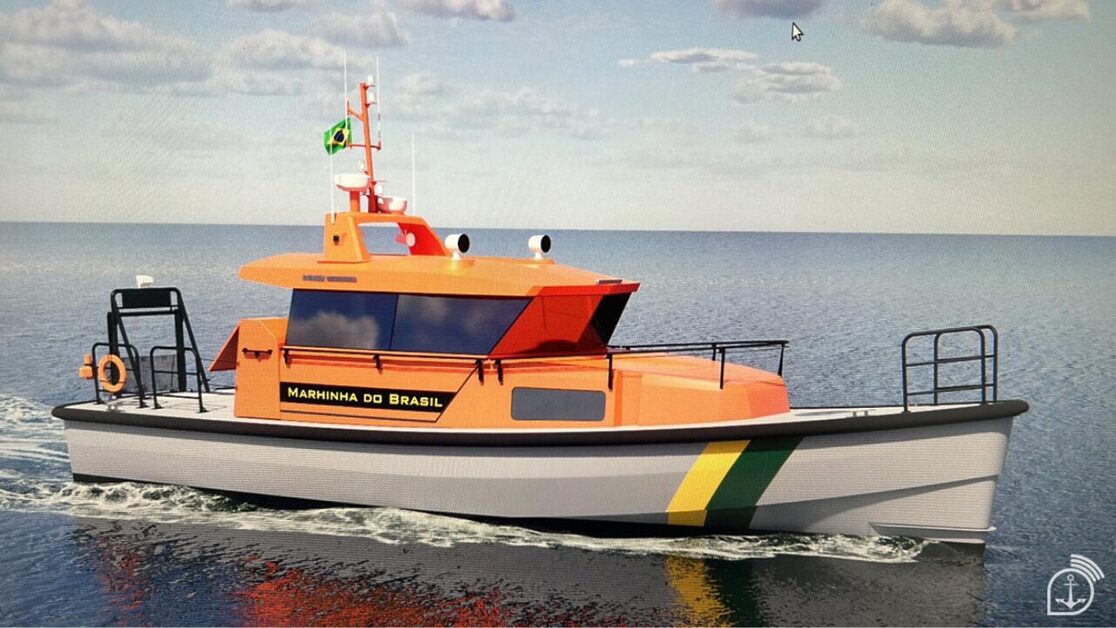 Lancha de Busca e Salvamento (LSAR), modelo DAMEN 1605 SAR
Fonte: Agência Marinha de Notícias