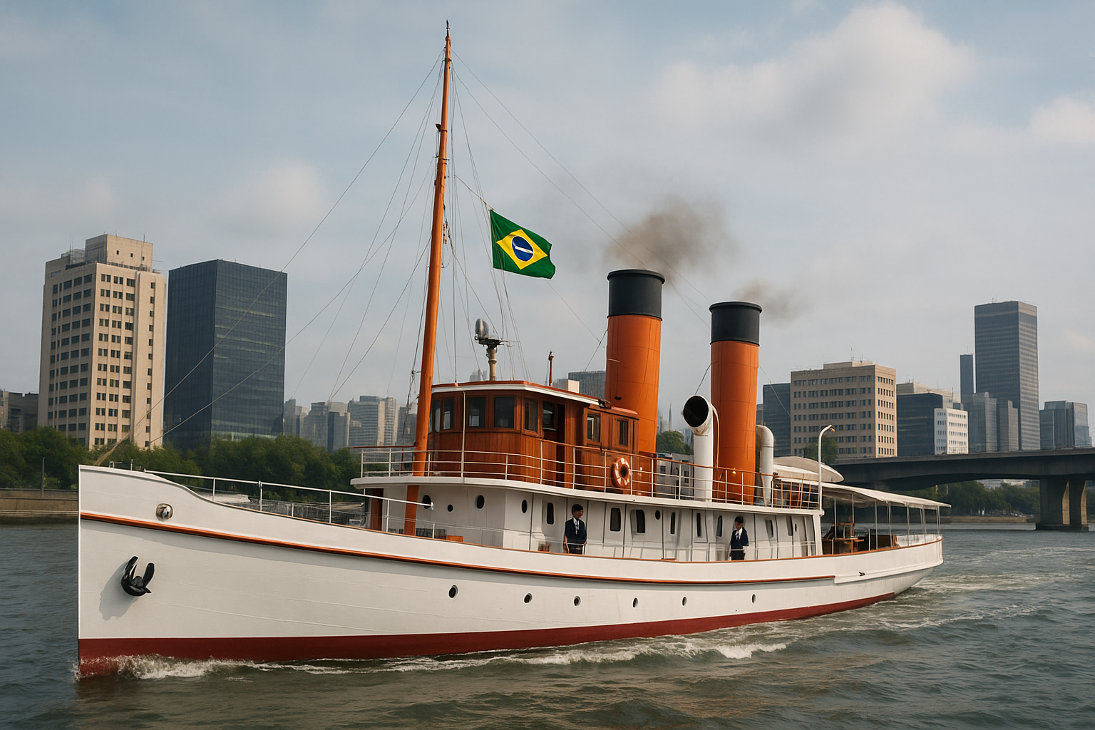 O Rebocador Laurindo Pitta, ícone histórico da Marinha, poderá ser equipado com propulsão sustentável, unindo história e inovação tecnológica.